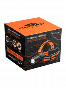 Фонарь налобный, фонарик аккумуляторный Следопыт PT-FLG51